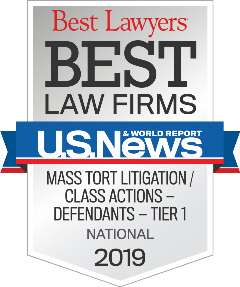 BLF-National-Tier-1-2019-Mass-Torts-Class-Actions-Defendants 2019 Best Law Firm Badge