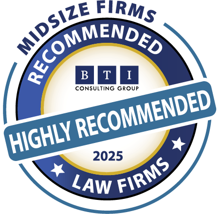 BTI Highly Recommended Midsize Firms 2025