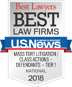 BLF-National-Tier-1-2018-Mass-Torts-Class-Actions-Defendants Best Law Firm Badge